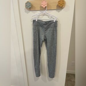 Athleta Kids Gray Heather Leggings sm